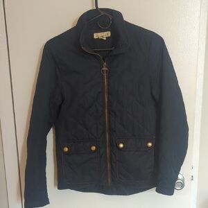 Quilted Navy Blue Jacket